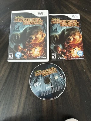 Nintendo Wii Game Cabelas Dangerous Hunts 2011 CIB Complete In Box  - Image 1 of 4