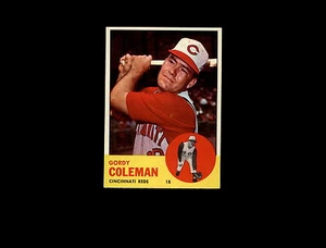 1963 Topps 90 Gordy Coleman EX-MT #D532911 - Foto 1 di 2