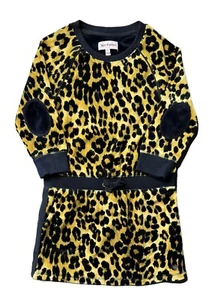 juicy couture kids velour dress, size M (6-7) animal print. - Picture 1 of 7