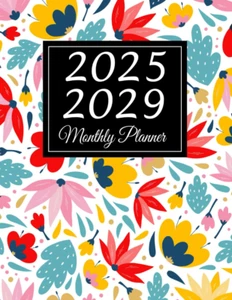 5-Year Monthly Calendar Planner (2025-2029) – Large Daily Blocks, Notes Section, - Picture 1 of 1