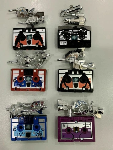 Transformers G1 Reissue cassettes Buzzsaw Laserbeak Frenzy Rumble Ravage Ratbat Cover
