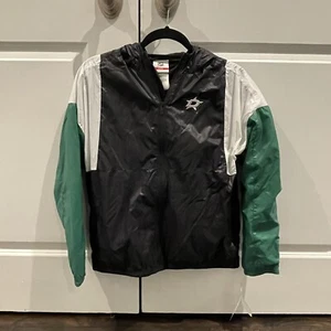 Dallas stars youth medium (10/12) hooded windbreaker jacket NWT - Picture 1 of 4