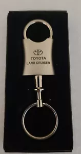 Toyota Land Cruiser Key Ring Chain Chrome Aluminum Valet Keychain HIGH QUALITY - Picture 1 of 2