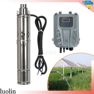 140W Solar Well Pump Kit Submersible Stainless 24V Solar Water Pump & Controller - Picture 1 of 14