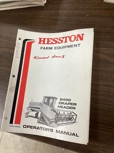 Hesston 6450 Draper Header Bedienungsanleitung - Bild 1 von 1