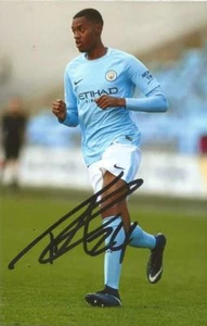 MAN CITY: TOSIN ADARABIOYO SIGNED 6x4 ACTION PHOTO+COA - Picture 1 of 1