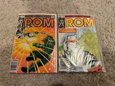 2 Marvel Comics ROM #37 #44 Book Of Kights And Spaceknights Bagged & Boarded