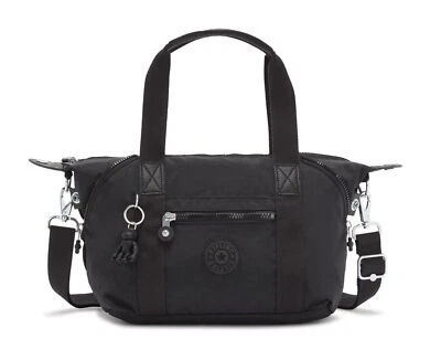 kipling Basic Eyes Wide Open Art Mini Handbag Handtasche Tasche Black Noir - Bild 1 von 4