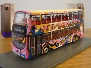 CORGI OOC BRIGHTON & HOVE LOVE FUN WRIGHT GEMINI 2 VOLVO BUS MODEL CP46503B 1:76 - Picture 1 of 3