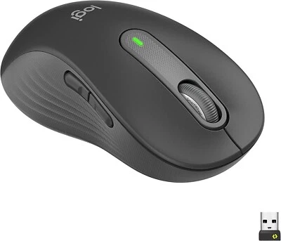 Logitech Signature M650 L Left Wireless Mouse For Left Hand 910-006234 Graphite - Image 1 of 4