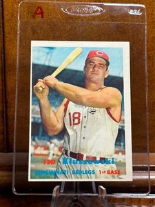 1957 Topps #165 Ted Kluszewski Cincinnati Reds EX 