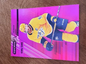 2020-21 Upper Deck Synergy Synergy FX Purple 030/349 Roman Josi #FX-10