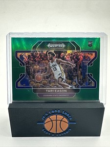 2022 Panini Prizm Draft Picks Tari Eason Variation Green Prizm RC #65 LSU 