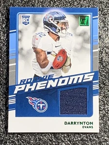 2020 Donruss Football Rookie Phenoms Jersey Relic Darrynton Evans RC Titans - Picture 1 of 6