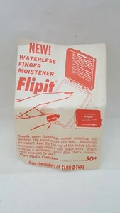 Vintage CLAR-O-TYPE Paper Advertisement Flipit  Collectible Original  - Picture 1 of 4