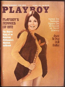 PLAYBOY October 1972 LYNN MYERS Sharon Johansen FEDERICO FELLINI Meir Kahane @EX - Picture 1 of 4