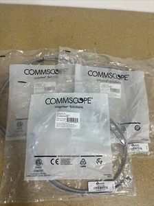 Lot of 3 Commscope Uniprise UNC6-GY-10F, UC1BBB2-0CF010 Patch Cord - Picture 1 of 3