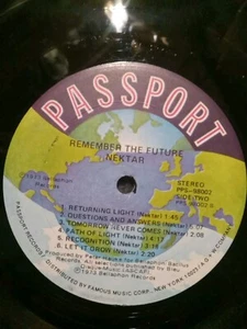 NEKTAR REMEMBER THE FUTURE Passport Record PPS-98002 33 RPM vinyl 1st Press 1973 - Picture 1 of 4