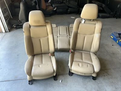 2011 Nissan Maxima Seats Tan Leather Power Full Set OEM - Image 1 of 4