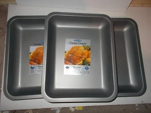 Pack of 3 Progress Non Stick Roasting Tins : Choice of Styles - Picture 1 of 13