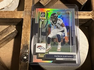 2022 Donruss Optic Silver Prizm Holo Patrick Surtain Denver Broncos #62 - Picture 1 of 2