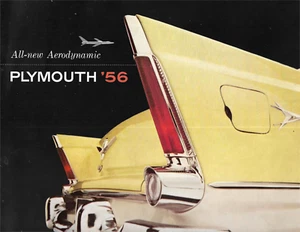 Original 1956 Full Line 6 pg folleto desplegable Belvedere Savoy Plaza Suburban - Imagen 1 de 2