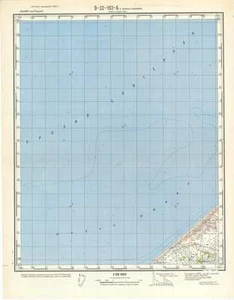 Mapas topográficos militares soviéticos rusos - mt.EGVANS BJOKKER (Dinamarca), edición 1961 - Imagen 1 de 3
