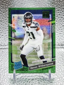 Devon Witherspoon 2023 Donruss Clearly RC Rated Rookie Green 12/25 Seahawks 💥 - Bild 1 von 2