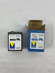 Varta accu-Pb 2V 3Ah Lead Battery 56030701063 Vintage NOS Box Germany - Picture 1 of 9