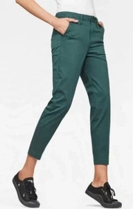 G-Star, Pantalon chino femme conique, Bronson high skinny chino, vert érable, W26 L32 - Photo 1/4
