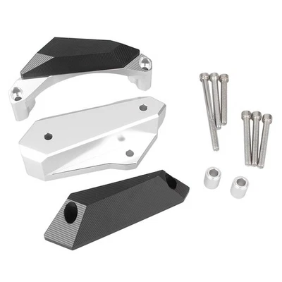 Protector deslizante de marco de protección de motor CNC plateado para Yamaha YZF R3 R25 2015-2017 Foto 1 de 4