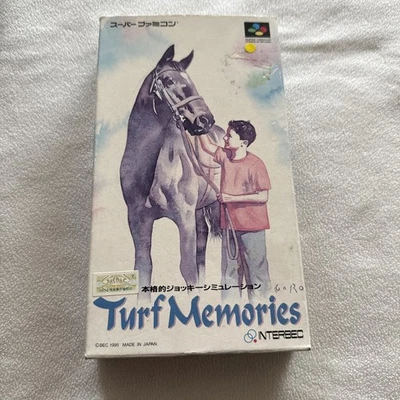 SNES -- TURF MEMORIES -- Boxed. Can Save! Super famicom. Japan Game. 14844 - Image 1 of 4