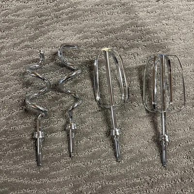 Vintage Oster Regency Kitchen Center Mixer Beaters & Dough Hooks Attachments - Image 1 of 2