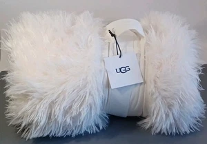 UGG Carissa Langhaar Hals Decke, 50" x 70", Farbe Schnee, Neu - Bild 1 von 5