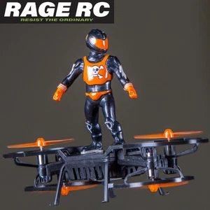 Rage RC AeroBoard RTF Skater Mini Indoor Drone Micro Toy Hero Flyer Copter Lipo - Picture 1 of 5