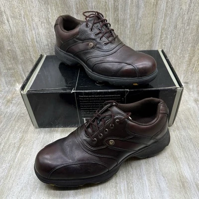 Etonic Golf Shoes Mens Size 12M Brown Leather Cleats Dri-XC Casual Athleisure - Image 1 of 4