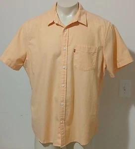 Levi's Mens Standard Fit 100% Cotton Button - Front Short Sleeve Shirt Size XL - Picture 1 of 4