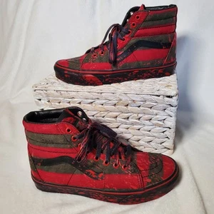 Vans Nightmare on Elm Street Freddy Krueger Horror Sk8-hi M 8 W 9,5 edizione limitata - Foto 1 di 6