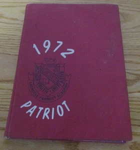 1972  Patriot Arendell Parrott Academy Kinston North Carolina Yearbook - Picture 1 of 1