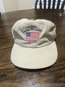 Vintage United We Stand 9/11/01 Embroidered Adjustable YUPOONG Baseball Cap - Bild 1 von 4