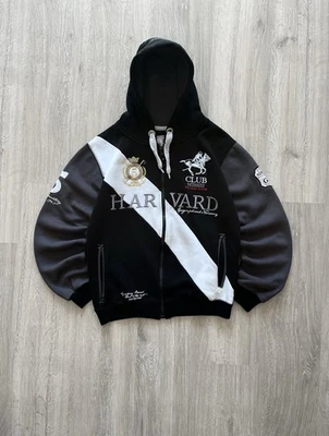 Винтажная географическая толстовка с капюшоном регби Норвегия Гарвардский университет поло Royal Team Club - Изображение 1 из 4