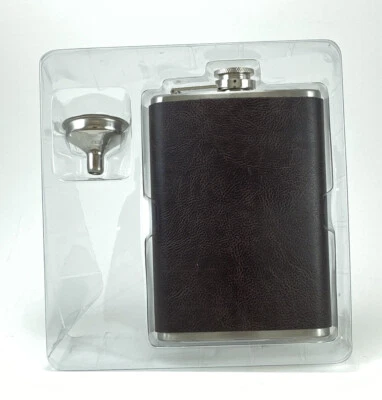 WEMBLEY - Frasco de alcohol de acero inoxidable Foto 1 de 4