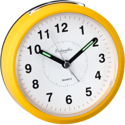 Eichmüller Despertador Mecanismo de Cuarzo Repetición Alarma Amarillo Plástico - Imagen 1 de 2