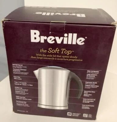 Hervidor eléctrico Breville SK500XL tapa blanda ikon 54 oz acero inoxidable PLATEADO Foto 1 de 4
