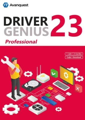 Driver Genius 23 Professional 3 Geräte 1 Jahr (Download) ESD-Key per eMail (NEU) - Bild 1 von 4