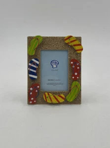 Home Studio Shoreline Collection Beach Flip flop Frame Surfboard Sand - Picture 1 of 6