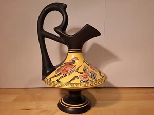 Vase Keramik Kampfszenen Griechische Krieger Made in Greece Deko Greek Vase - Bild 1 von 16