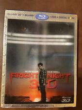 Fright Night 3D Blu ray w / Rare Lenticular Slipcover! No Digital.