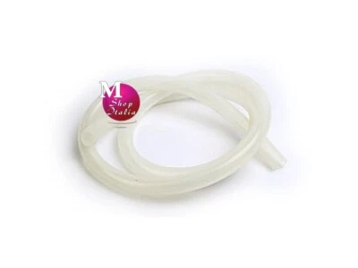 Tubo silicone 5x8 70Sh trasparente per Saeco Gaggia macchina caffè 60 cm.