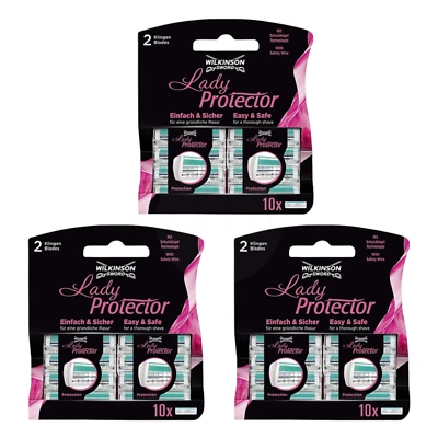 Wilkinson Sword Lady Protector Rasierklingen – 30er Pack I OVP - NEU für Frauen